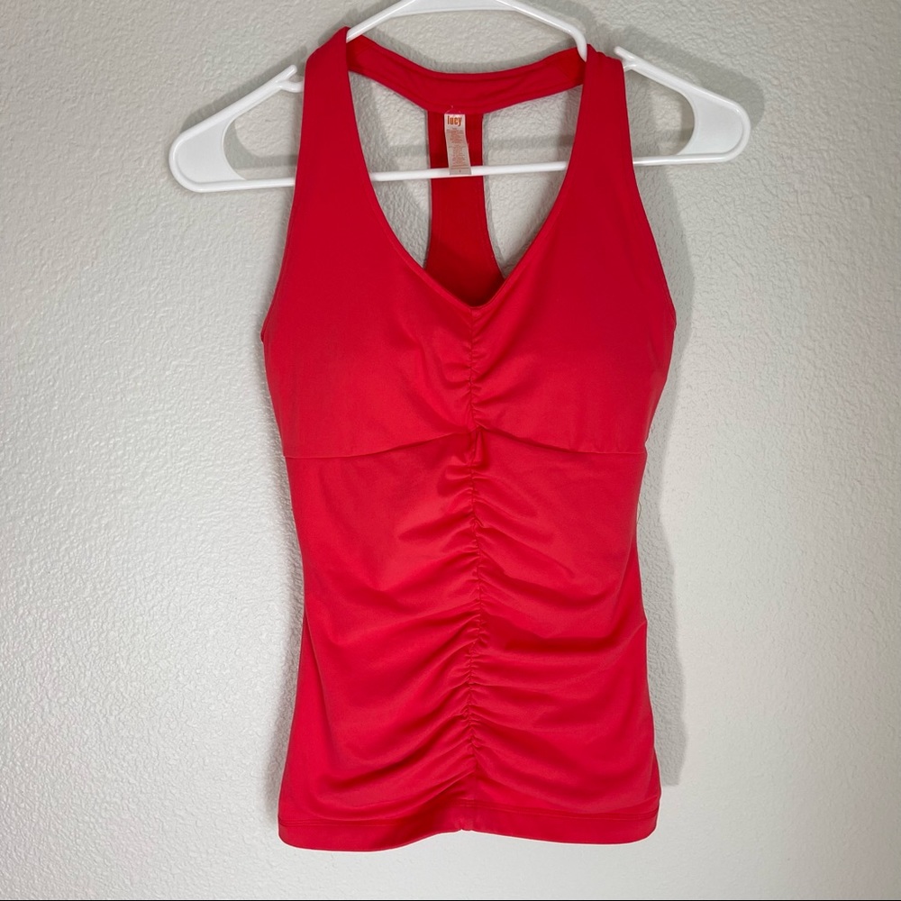 Lucy Workout Tank Size S 124 Built in Bra